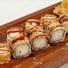 Горячий мини-ролл с крабом в SUSHIPIZZAWOK по цене 305