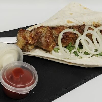 Шашлык свинина в лавашев В маринаде по цене 476 ₽
