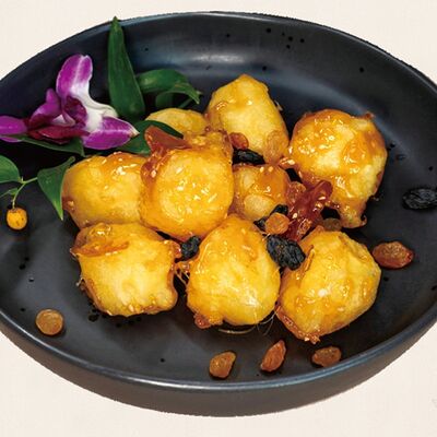 Яблоки под карамелью в Золотая панда по цене 948 ₽