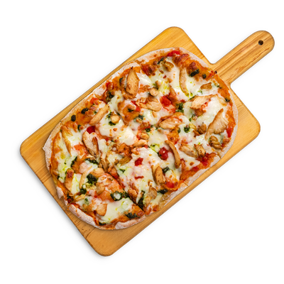 Пицца курица с песто в Кухня на районе по цене 579 ₽