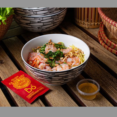 Салат с креветками и манго (д) в Bo cafe Бо кафе по цене 650 ₽