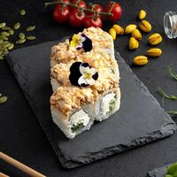 Lux ролл Угорь спайси кюсей унаги в Веселый Самурай Sushi Premium