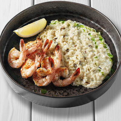 Тигровые креветки гриль с рисом микс в Перчини по цене 870 ₽