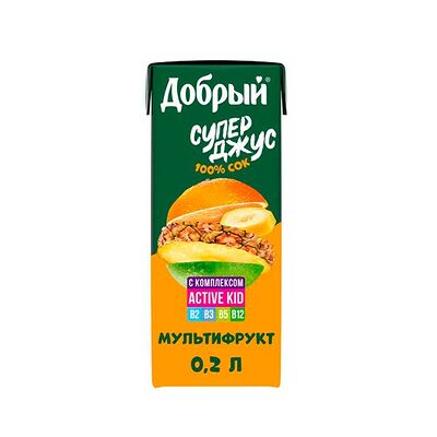 Сок Добрый Мультифрукт в Bro House по цене 90 ₽