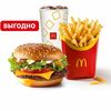 Роял Де Люкс Большой МакКомбо в Макдоналдс по цене 300