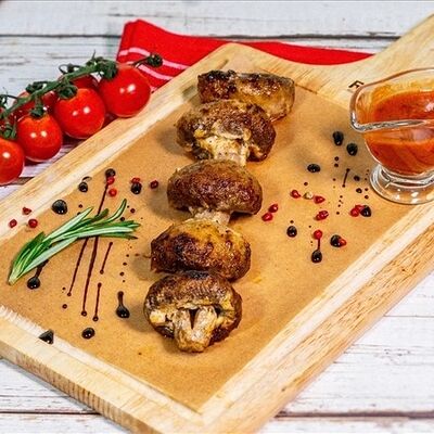 Шампиньоны на углях150г в Грузинская история №1 по цене 550 ₽