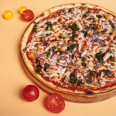 Пицца с копченой барабулькой в Лимончини по цене 990 ₽