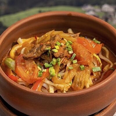 Лагман, заправленный по-мегрельски в Хочу Пури по цене 555 ₽