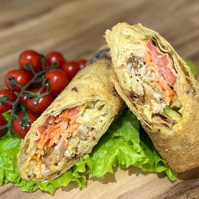 Большая шаурма в кляре классическая в Brend-doner по цене 330 ₽