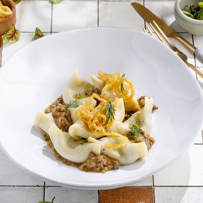 Квари по-аджарски с жареным луком в ЛарисуВаннуХочу по цене 430