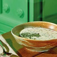 Окрошка на айране в Баклажан в ТЦ 