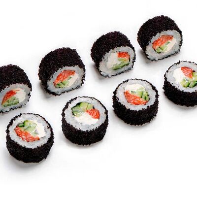 Калифорния блэк с лососем в Доставка kaifa по цене 759 ₽