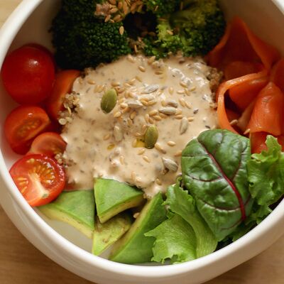 Боул с лососем в Ptitim по цене 610 ₽