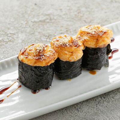Запеченные суши с гребешком в Welcome по цене 170 ₽