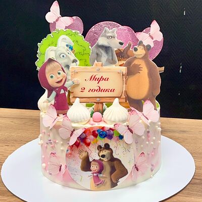 Торт Маша и медведь в Nu Natali Cakes по цене 4950 ₽