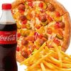 Пицца Ассорти, Coca-Cola, фри в Вертел по цене 1200