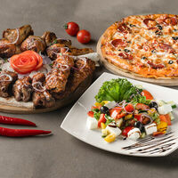 Логотип Мясо на углях Армянская кухня