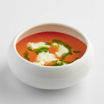 Суп-пюре из копченых томатов с сыром моцарелла в Марчеллис по цене 490 ₽