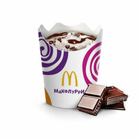 Макфлурри двойной шоколад в McDonald's