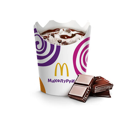 Макфлурри двойной шоколад в McDonald's по цене 900 ₸