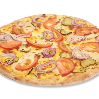 Пицца Чикенбургер с сырным бортиком в Сырный Бортик! по цене 1485 ₽