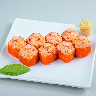 Ролл с крабом и паприкой в Yaposhkin rolls по цене 625 ₽