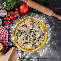 Ветчина и грибы 25см в Фабрика пицца