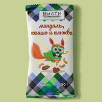 Смесь миндаля, кешью и клюквы 30 г в МИЛТИ