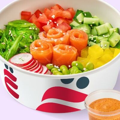 Поке с лососем New в Ёбидоёби по цене 601 ₽