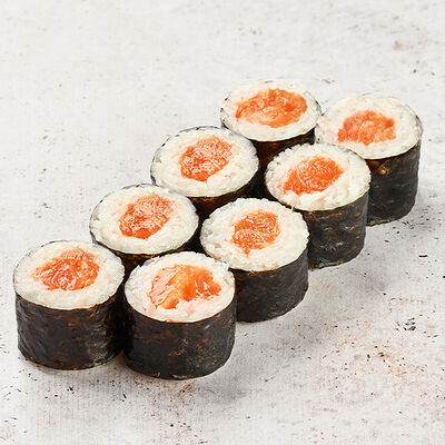 Маки с форелью в Рокнроллы по цене 465 ₽