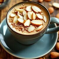 Раф персик-миндаль в Side Coffee