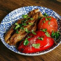 Овощи на мангале в Чача