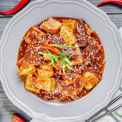 Тофу Покум с говядиной в Kuksu №1 по цене 619 ₽