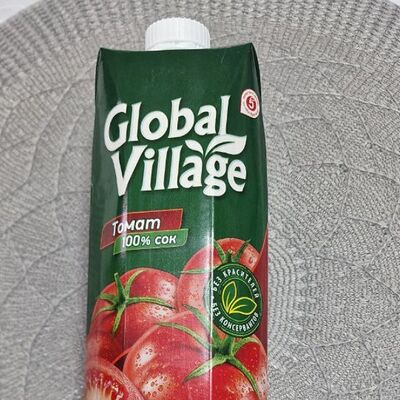 Сок Global Village Томатв Райский дворик по цене 250 ₽