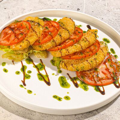 Салат с жареной моцареллой в Stories по цене 490 ₽