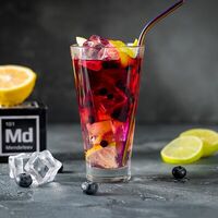 Лимонад Черника-лаванда в Mendeleev Сoffee