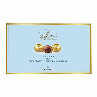 Конфеты Ameri из молочного шоколада с карамельной начинкой lEscargot de Bourgogne в Азбука Вкуса Экспресс Меню по цене 594 ₽