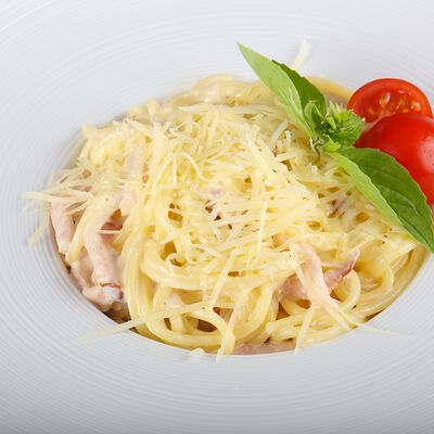 Паста карбонара в Мансарда по цене 600 ₽