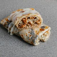 Блин Маковый с грецким орехом и сгущенным молоком в БлиновЪ