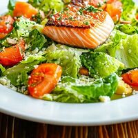 Цезарь с форелью в Баодзен