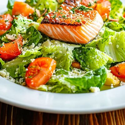 Цезарь с форелью в Баодзен по цене 490 ₽