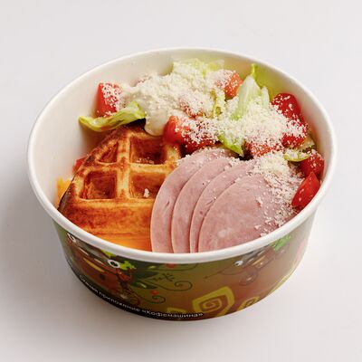 Картофельная вафля с ветчиной в Coffee Machine по цене 530 ₽