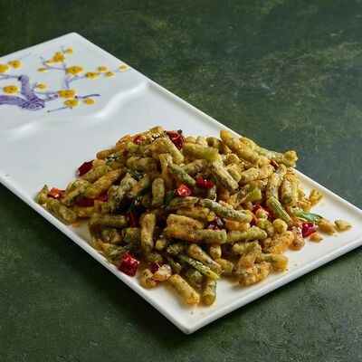 Острая обжаренная фасоль в Кафе Али по цене 460 ₽