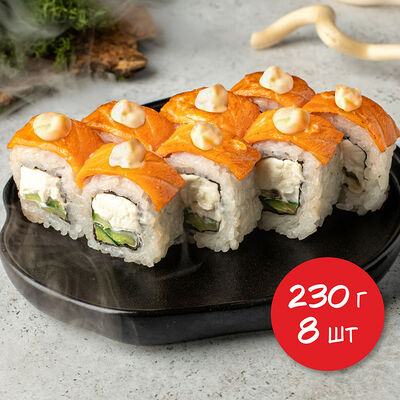 Запеченная Филадельфия 8 шт 230г в Я люблю суши по цене 799 ₽