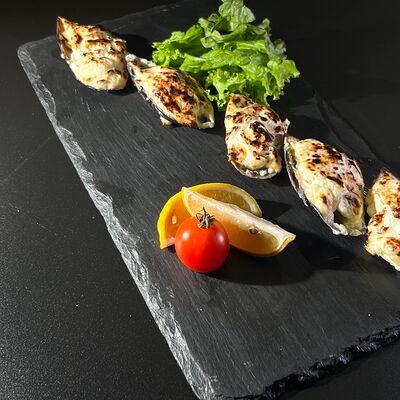 Запечённые мидии в Мираж по цене 600 ₽