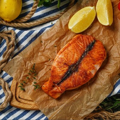 Шашлык из норвежского лосося в Долма по цене 990 ₽