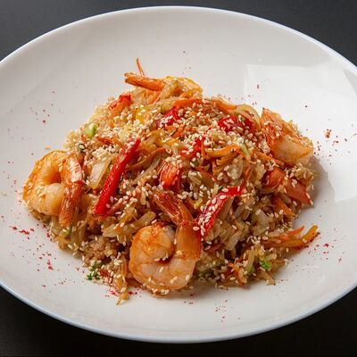 Тяхан с креветками в Том Ям бар по цене 890 ₽