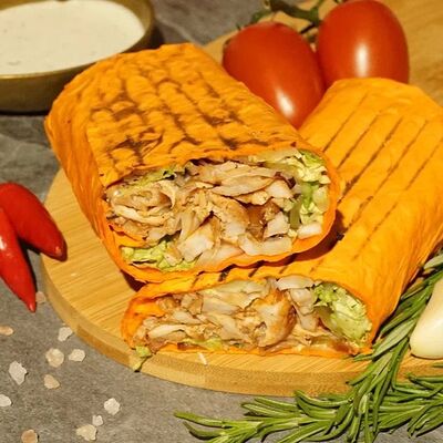 Донер-ролл с курицей и сыром XL в Шеф Кебаб по цене 599 ₽