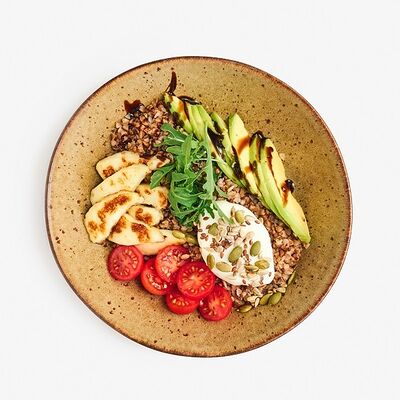 Греча с халуми в Блеск по цене 620 ₽