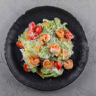 Цезарь с креветками в Meat bar по цене 495 ₽